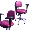 Microscope stool PU Leather  جلد صناعي