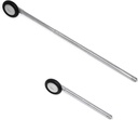 MDF Instruments, Babinski Telescoping 2.0® Neurological Reflex Hammer with Built-in Brush for cutaneous and Superficial responses - Black (MDF535XT-11)