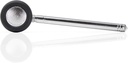 MDF Instruments, Babinski Telescoping 2.0® Neurological Reflex Hammer with Built-in Brush for cutaneous and Superficial responses - Black (MDF535XT-11)