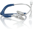 Acoustica Lightweight Stethoscope for Doctors, Nurses, Students, Home Health Use, Adult, Dual Head, Black Tube, Black Chestpiece-Headset, MDF747XP