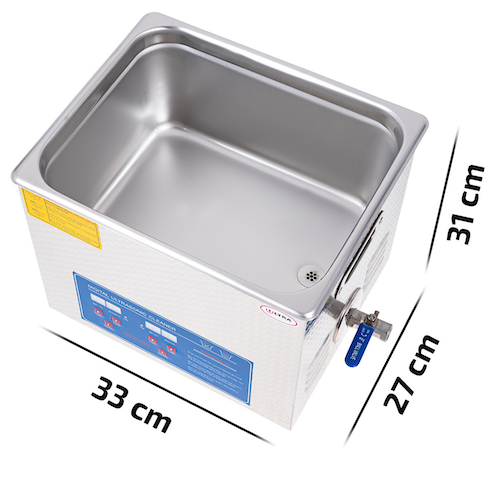 Ultrasonic Cleaner 10L Steel