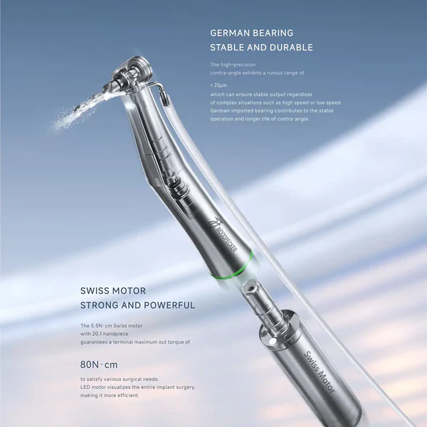 Woodpecker Implant Air Motor with LED Handpiece