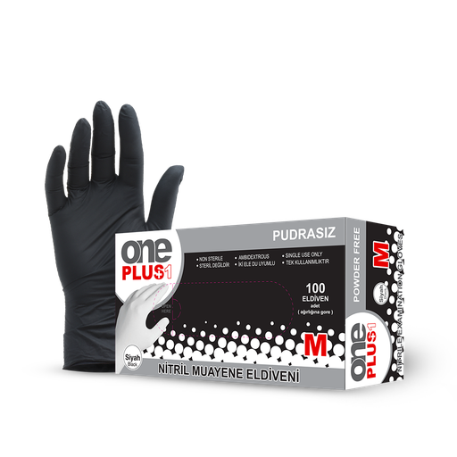 Nitrile Powder-Free Gloves Black 
