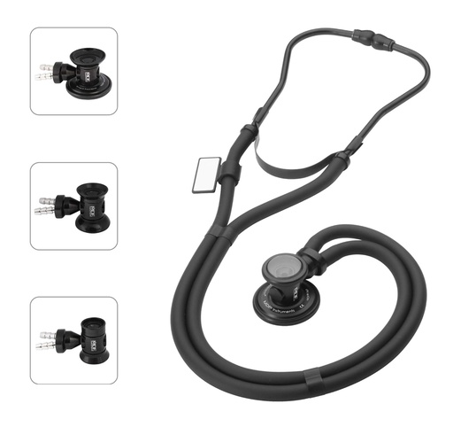 Sprague Rappaport Dual Head Stethoscope with Adult, Pediatric, Infant Convertible chestpiece MDF767